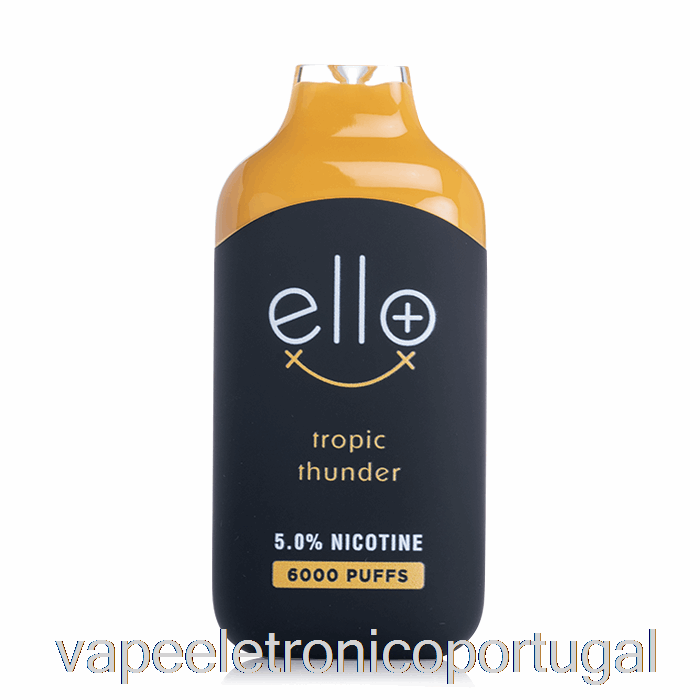 Vape Eletronico Blvk Ello Plus 6000 Descartável Tropic Thunder Ice